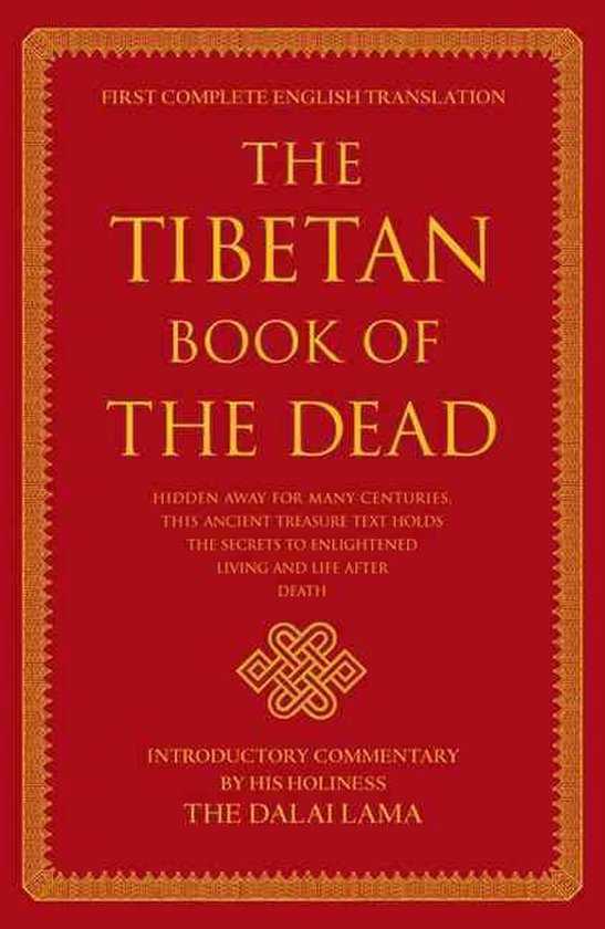 Tibetan Book of The Dead Rød bogforside