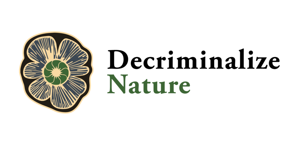 décriminaliser la nature logo
