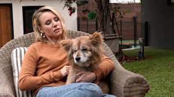 kristen bell and dog