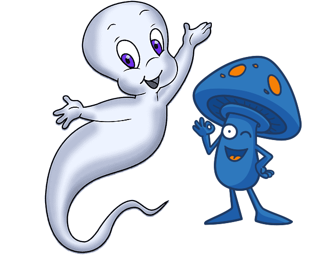 Casper the friendly ghost with magic mushroom Shrooma can a bad trip be good?