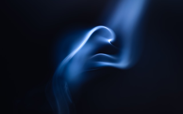 alma de fumo azul